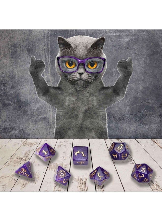 Q WORKSHOP Cats Dice Set: Purrito - Image 2