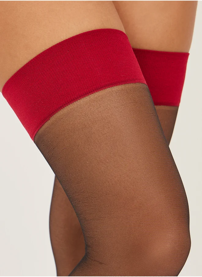 ستايلي Styli Wide Cuff Stockings
