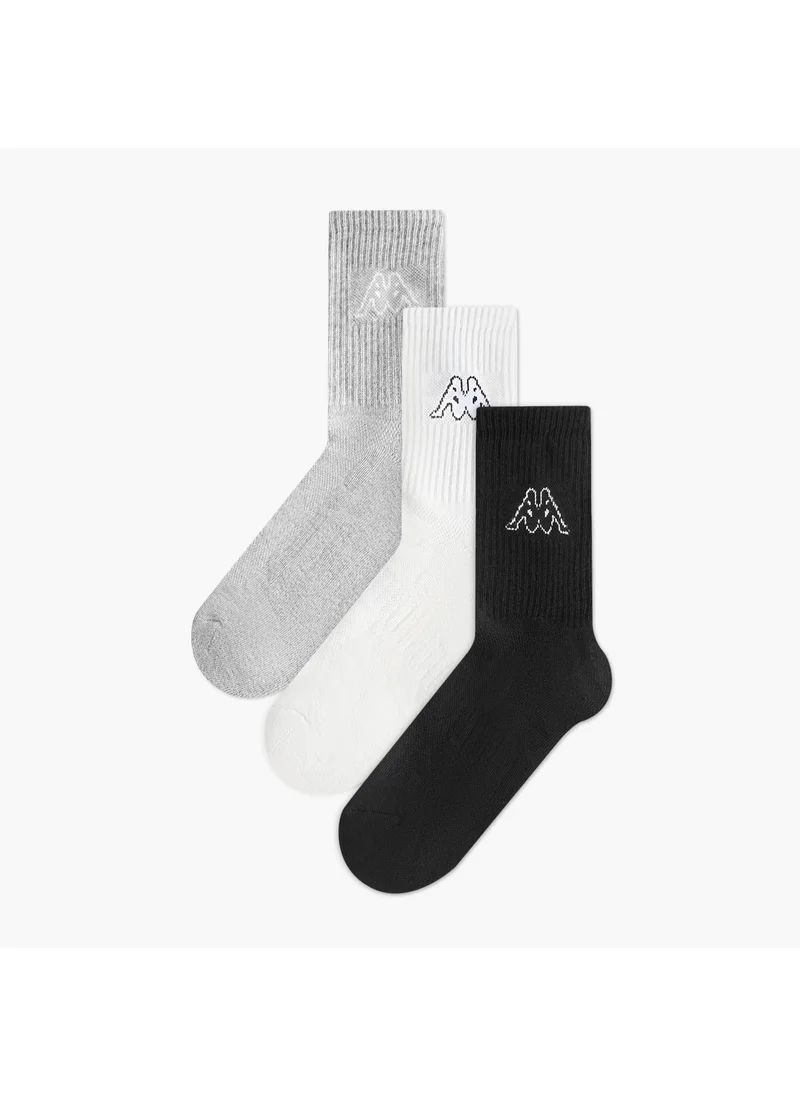 كابا Set of 3 - Kappa Textured Crew Length Socks