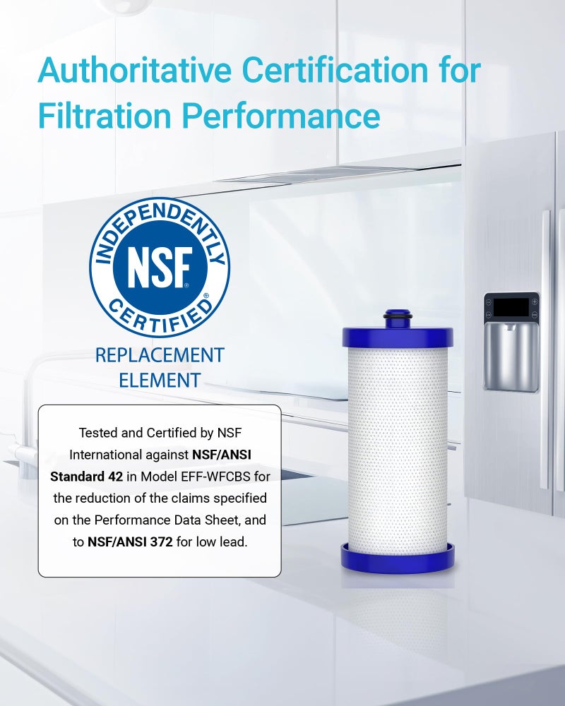 AquaCrest Aqua Crest Wf1Cb Replacement For Frigidaire? Puresource Wfcb? Rg100 Ngrg2000 Wf284 Kenmore 9910 469906 469910 Refrigerator Water Filter (Pack Of 3) - Image 5