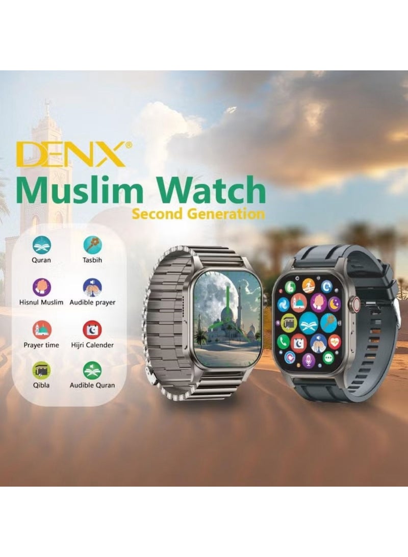 Denx The New And Distinctive Muslim Smart Watch With The Feature If Tasbeeh, Reading The Quran, And Prayer Times With Muslim Supplications - Image 2