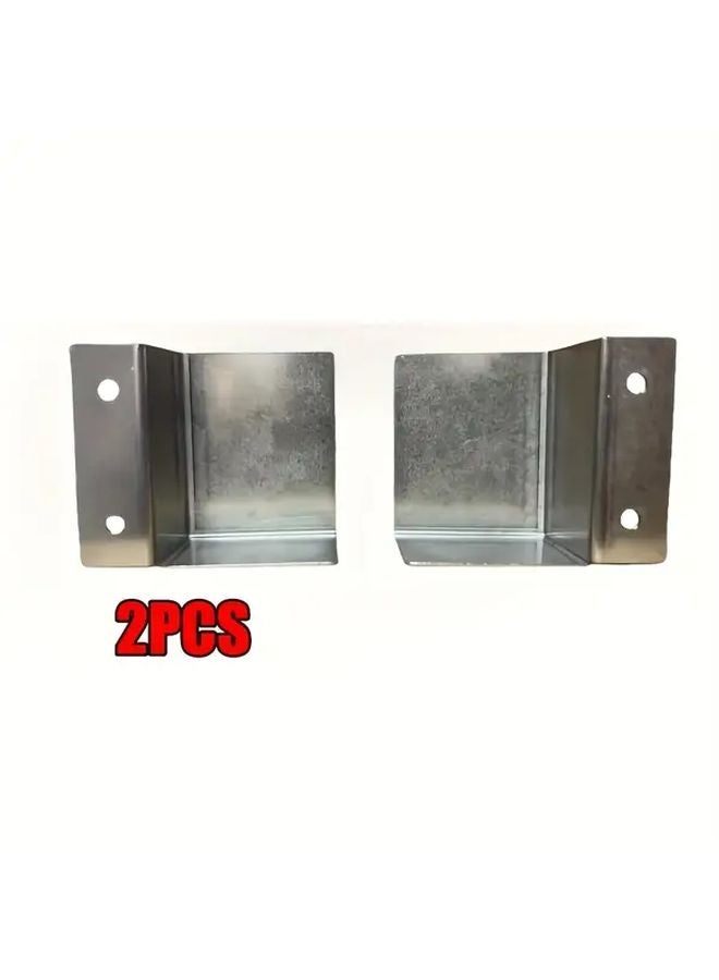 2pcs Heavy Duty Stainless Steel Level Holder Rack For Workshop Garage Truck Van - Image 1