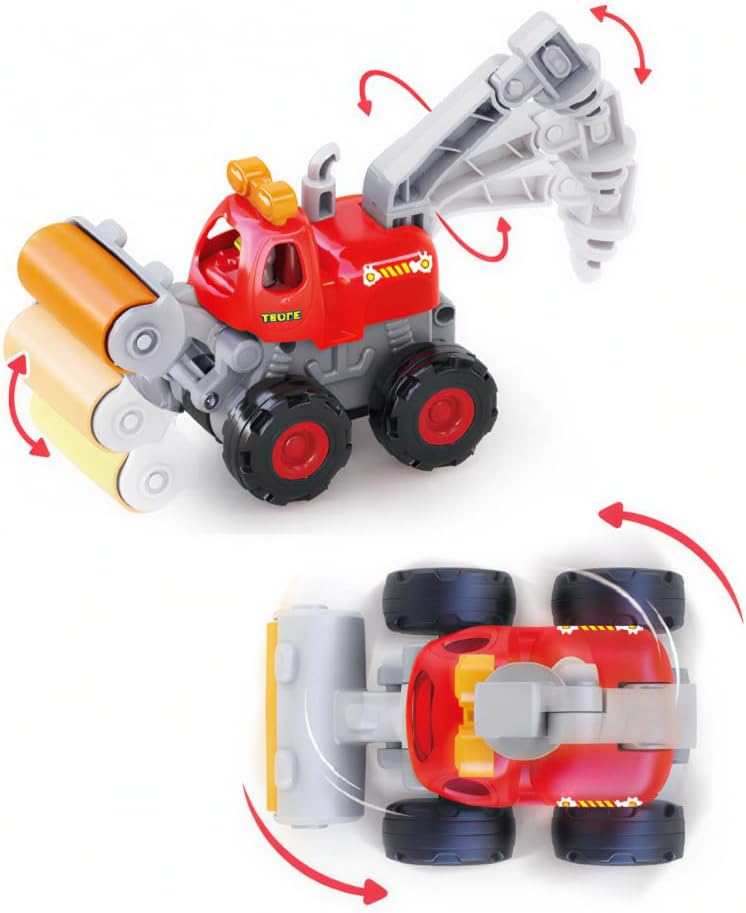 Hola Stunt Construction & Road Truck for Toddlers – Friction-Powered 4WD Vehicle with Drifting Action - Image 3