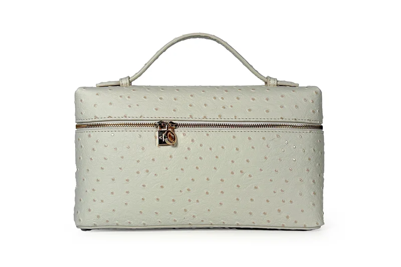 كابلي حقيبة يد بتصميم يشبه جلد النعام الفاخر