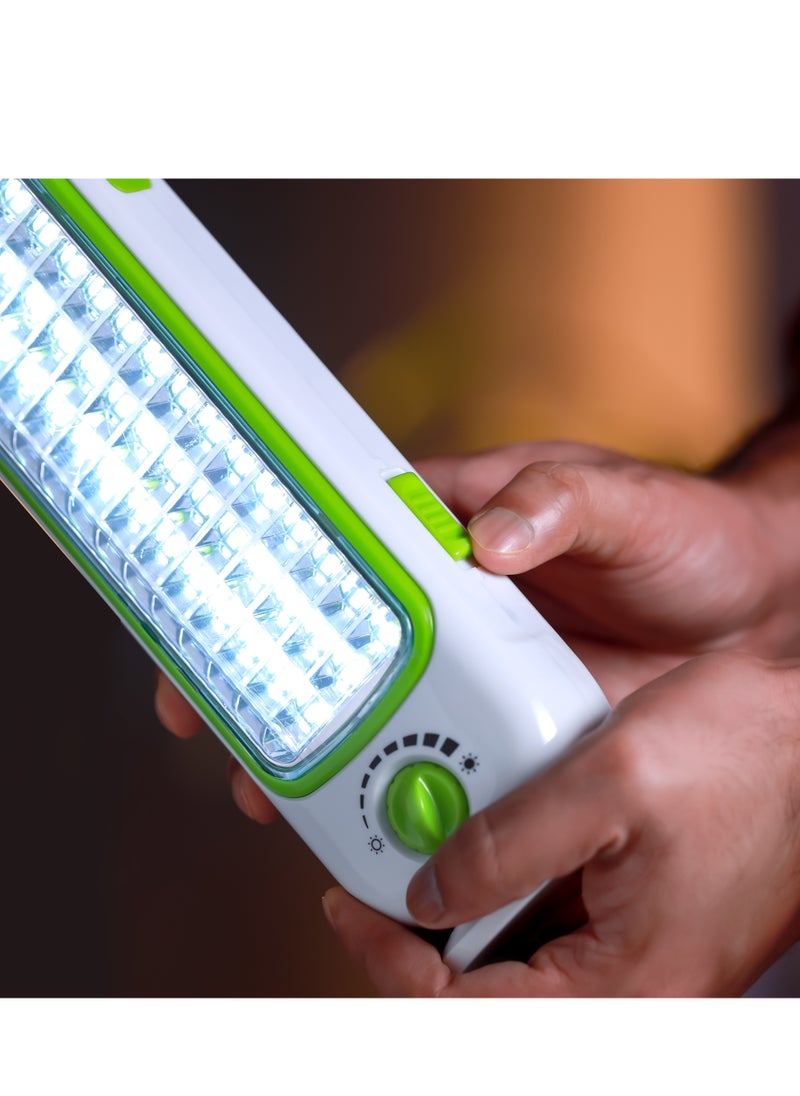 GEEPAS Geepas LED Emergency Lantern with Solar Panel GE53032, Energy Efficient Design, 75 Pieces Hi-Power LEDs, and 5 Hours Working, Compact, Portable and Light-Weight Design with Stand  - Image 3