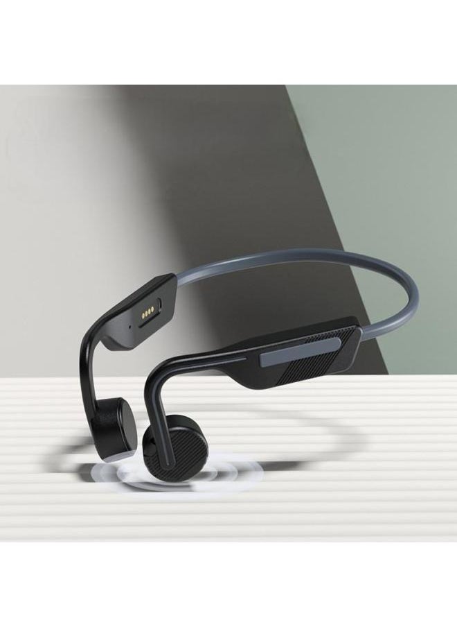 Generic V15 Sports Waterproof Bone Conduction Hanging Ear Long Endurance Swimming Bluetooth Headset Comes With 16G Memory With NFC-Body Color:White Ash-Memory Capacity:General-purpose  - Image 4