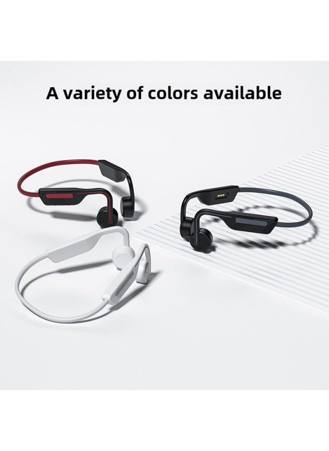 Generic V15 Sports Waterproof Bone Conduction Hanging Ear Long Endurance Swimming Bluetooth Headset Comes With 16G Memory With NFC-Body Color:White Ash-Memory Capacity:General-purpose  - Image 5