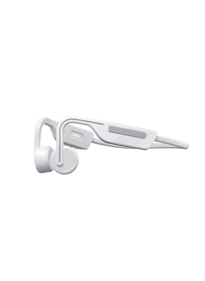 Generic V15 Sports Waterproof Bone Conduction Hanging Ear Long Endurance Swimming Bluetooth Headset Comes With 16G Memory With NFC-Body Color:White Ash-Memory Capacity:General-purpose  - Image 1