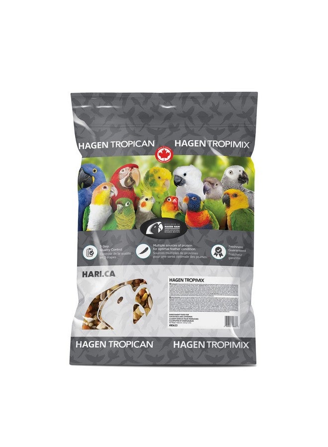 Hari Tropimix Bird Food For Cockatiels And Lovebirds, Hagen Parrot Food With Seeds, Fruit, Vegetables, Vitamins & Amino Acids, 8 Pound (Pack Of 1) - Image 1