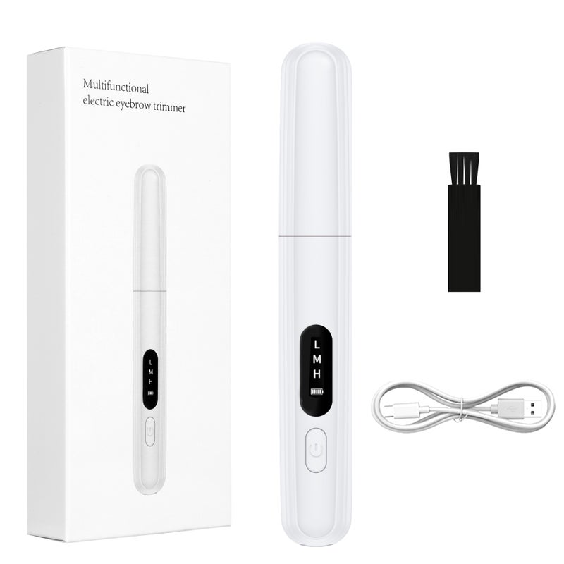 New Electric Eyebrow Trimmer Ladies Rechargeable Mini Eyebrow Trimmer Depilator Eyebrow Scraper Beginner Eyebrow Trimmer Pencil - Image 1
