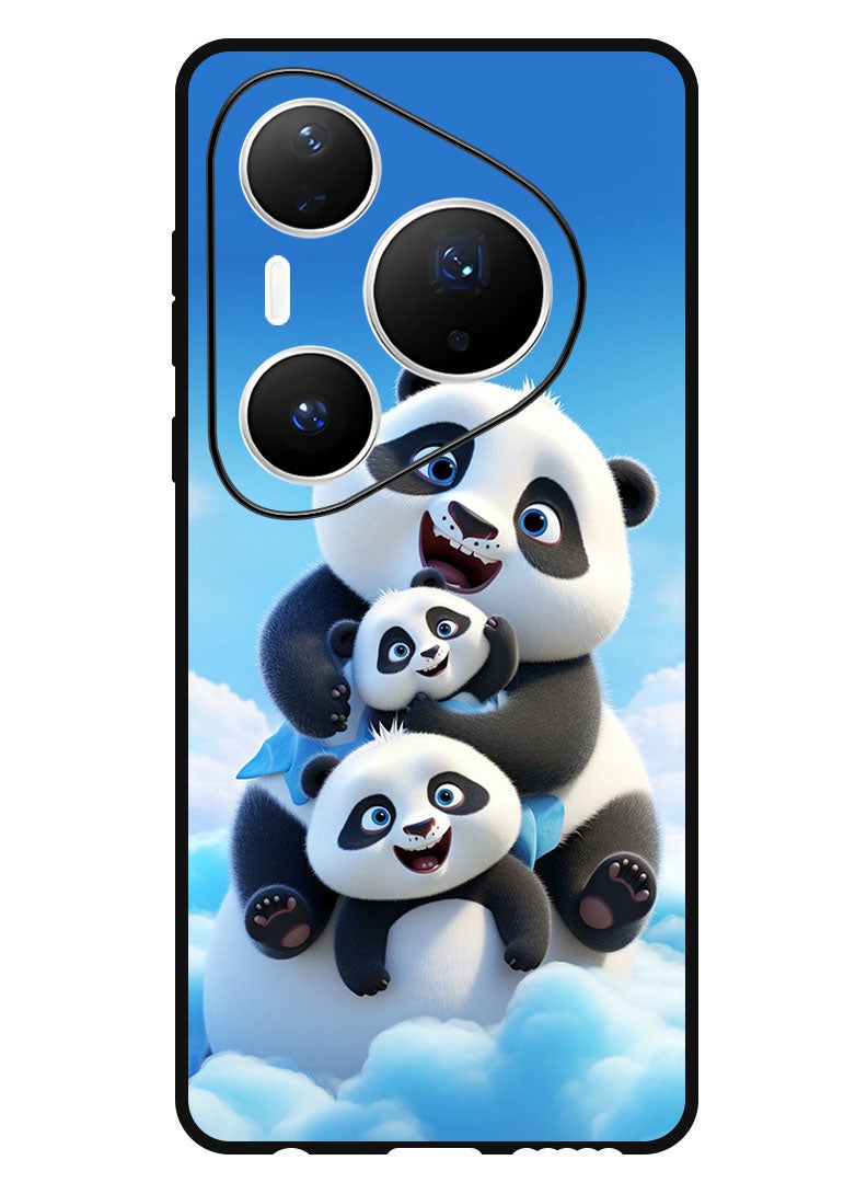 Theodor Case Compatible with Huawei Pura 80 Pro Plus 6.8 Inch Protection Shockproof Bumper Cover Panda 2 - Image 1