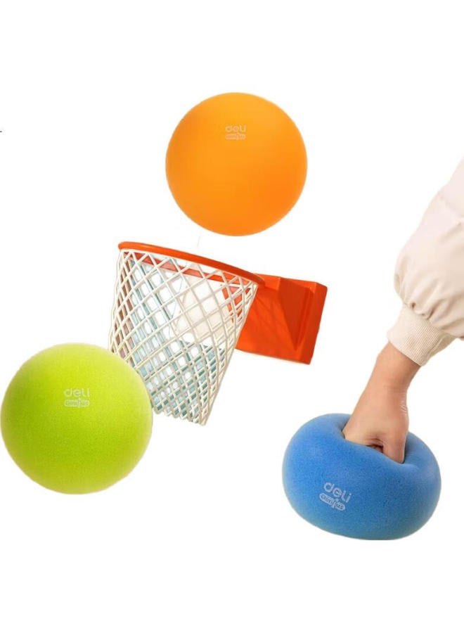 Deli No. 3 Children'S Colorful Quiet Basketball, Indoor Noiseless Toy Gift, Green - Image 1