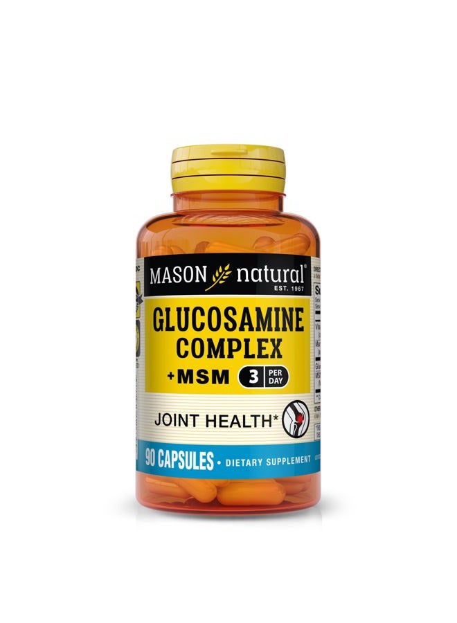 MASON Vitamins Glucosamine Complex Plus MSM Capsules, 60 Count - Image 1