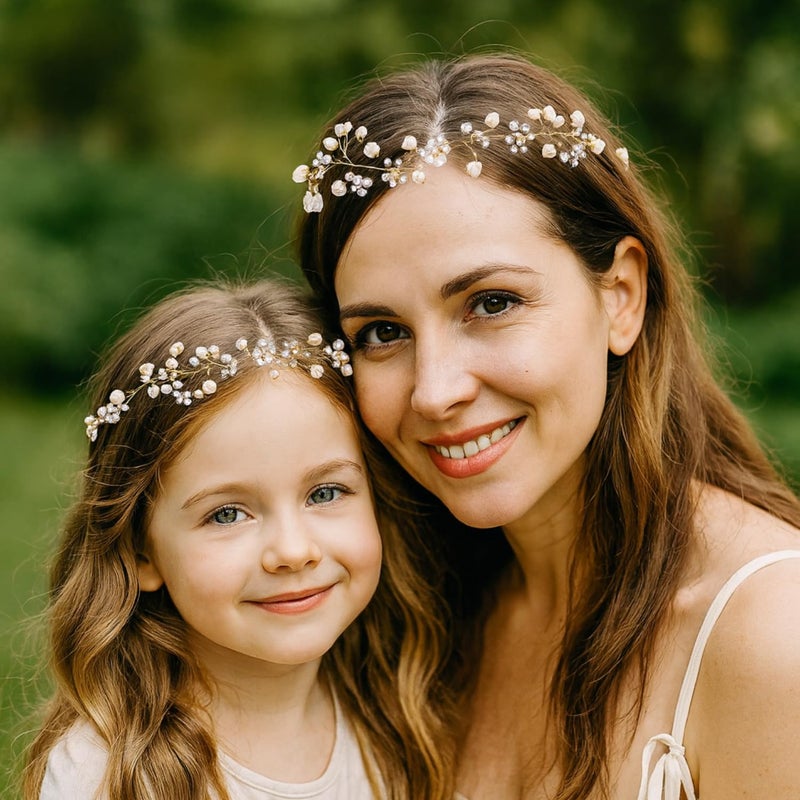 Flavizo Tiara for Women and Girls, Sparkling Flower Crown for Kids Birthday, Elegant Headpiece for Baby Girl, Stylish Hair Accessory for Wedding, Party, Pageant, Photoshoot - Image 5