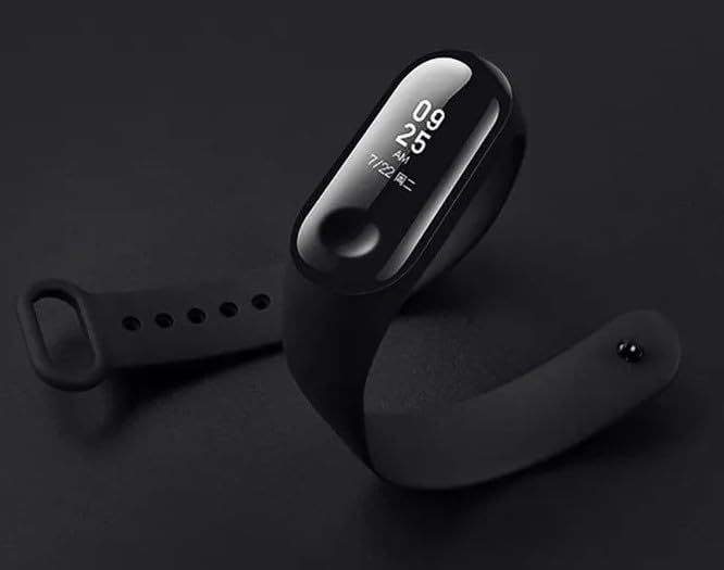 INEFABLE Mi SmartWatch 5 and 6 Watch Strap Original Watch Strap M5/M6 - Pack of 1 - Black - (Device Not Included - Not Compatible with Mi Band M1/M2/M3/M4) - Image 2