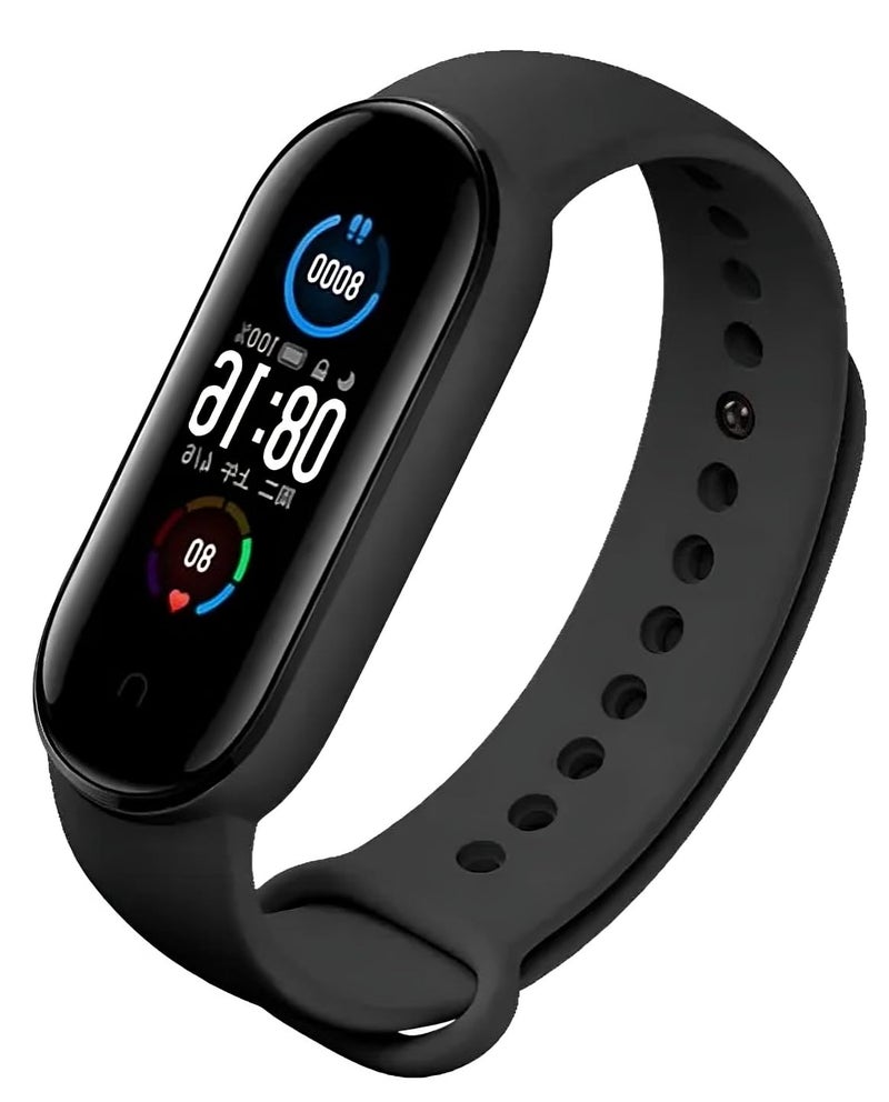 INEFABLE Mi SmartWatch 5 and 6 Watch Strap Original Watch Strap M5/M6 - Pack of 1 - Black - (Device Not Included - Not Compatible with Mi Band M1/M2/M3/M4) - Image 4