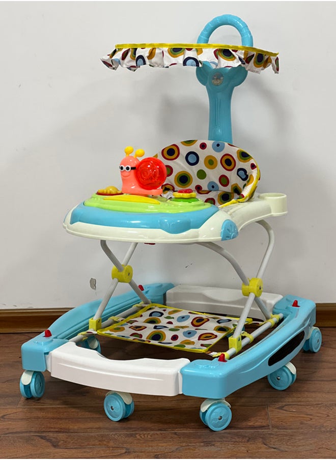 kiddoz Baby Walker - Light Blue 