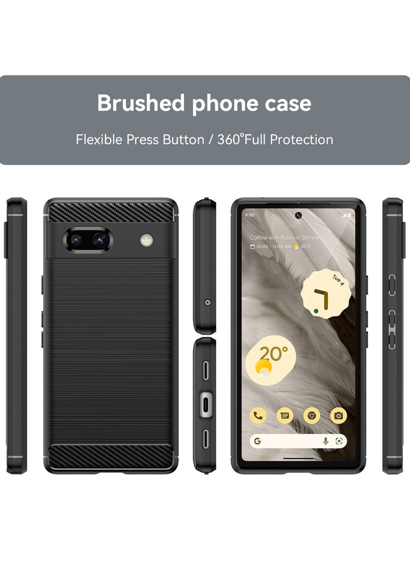 URBBKING - Protective Case Cover For Google Pixel 7a 5G Black - Image 1
