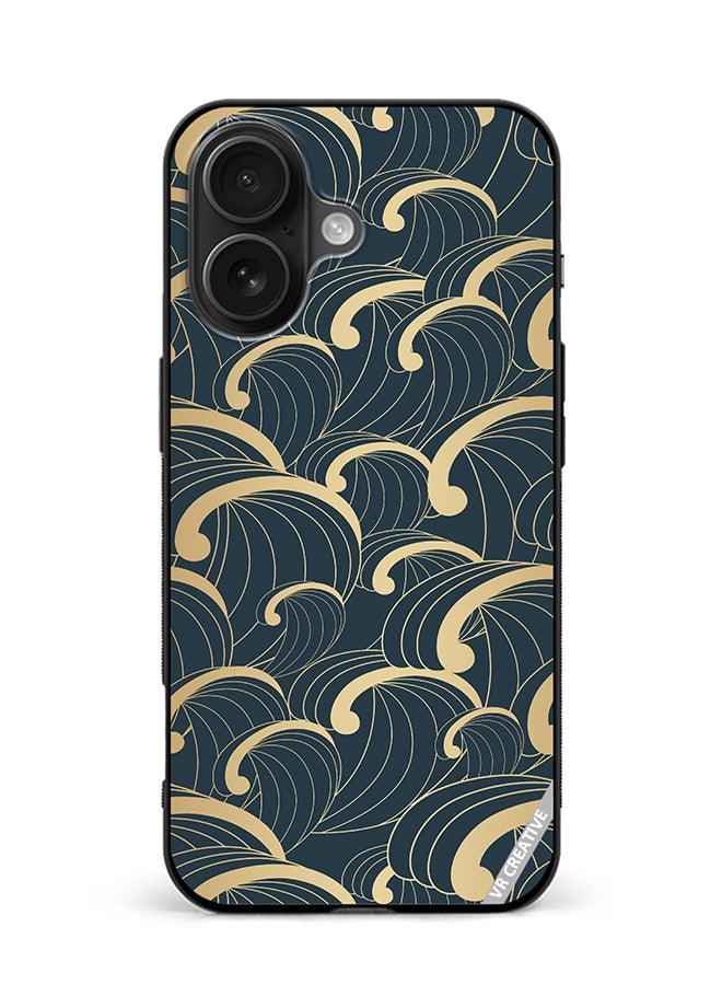 Protective Case Cover For Apple iPhone 16 Asian Icon Design Multicolour