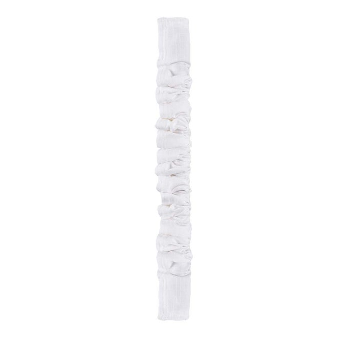 CHANDELIER CHAIN COVER CORD COVER 6 FEET COTTON LINEN EFFECT FABRIC CREAM WHITE COLOR
