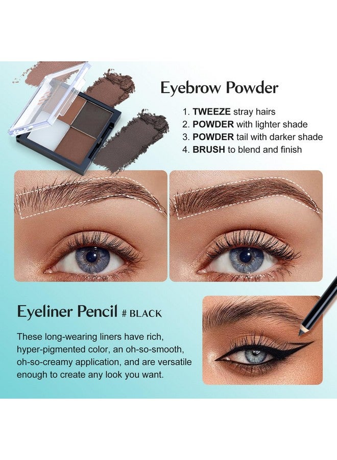 كولور_نيمف مجموعة مكياج Color Nymph الكل في واحد، هدايا تجميلية للفتيات المراهقات، مجموعة مكياج للسفر، 4 صواني، حقيبة قطار للمبتدئين، تتضمن ظلال العيون، هايلايتر، ملمع شفاه، أحمر خدود، خافي عيوب، فرشاة، محدد عيون، مرطب شفاه - Image 4