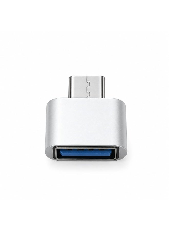 محول ريماكس RA-OTG من USB 3.0 إلى Type-C - فضي.