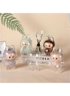 Arabest Clear Bag Keychain For LABUBU Plush Doll,Hanging Display Case,Protective Case,Plastic PVC Storage Box (V1)  - Image 3