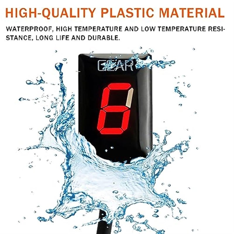 Wivplex Motorcycle Gear Indicator Speed Display Meter - Image 5