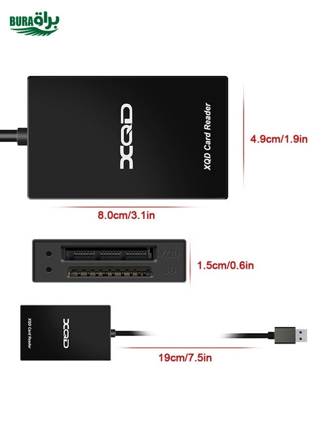 Rocketek CR312-A USB3.0 SD / XQD 2 in 1 Card Reader
