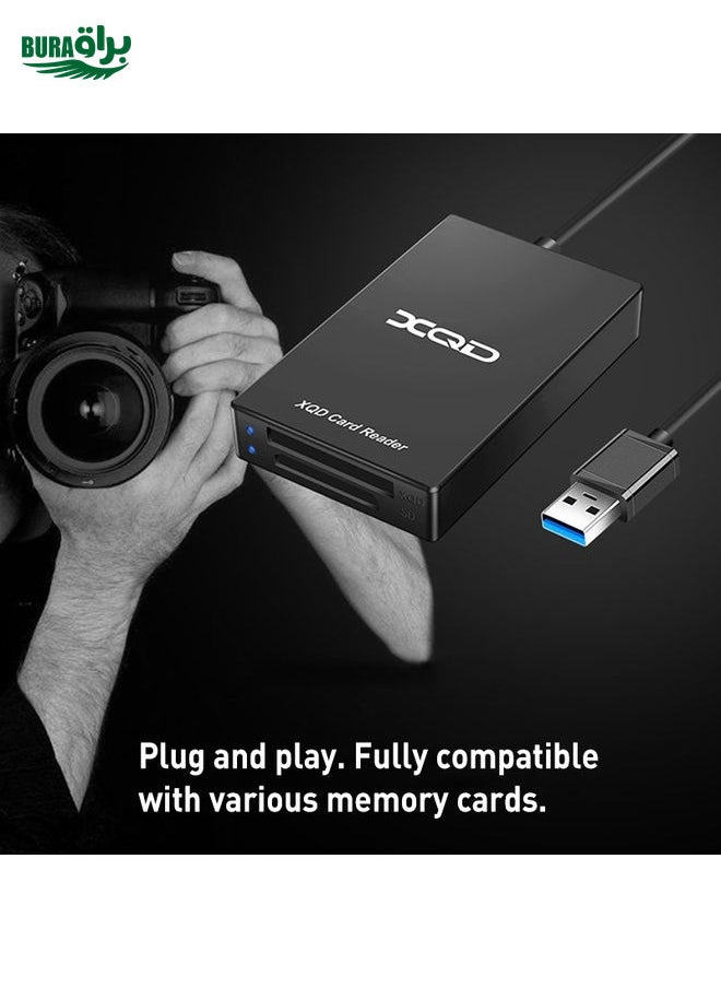 Rocketek CR312-A USB3.0 SD / XQD 2 in 1 Card Reader