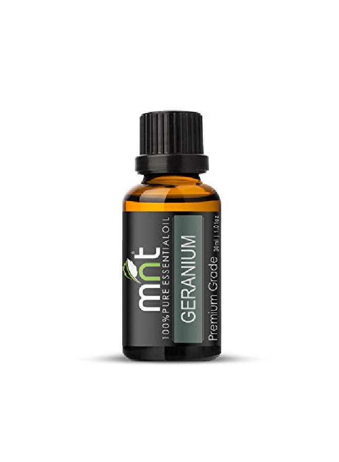 MNT Geranium Essential Oil 100% Pure l & Undiluted Oil for Face Hair and Skin (30ML) - Image 4