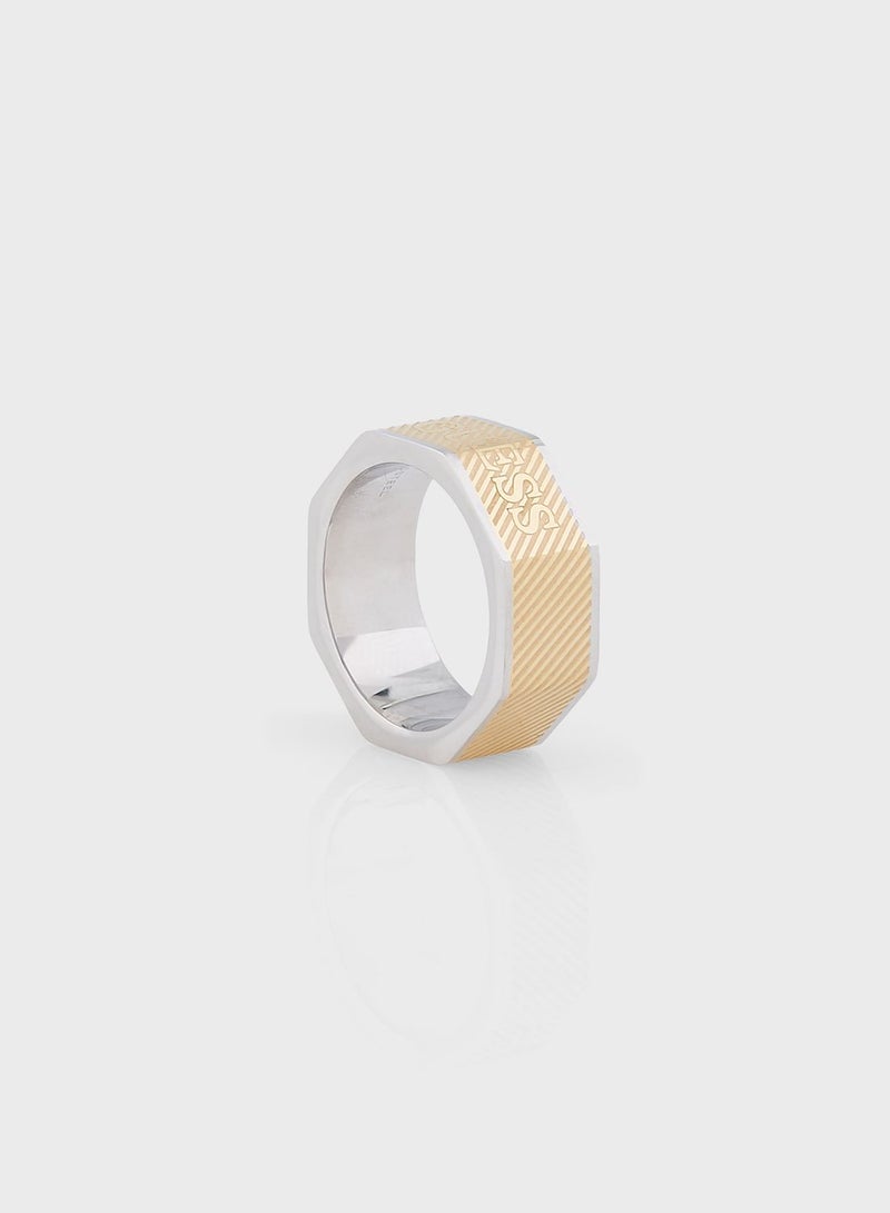 GUESS Rosegold Band Ring  - Image 4