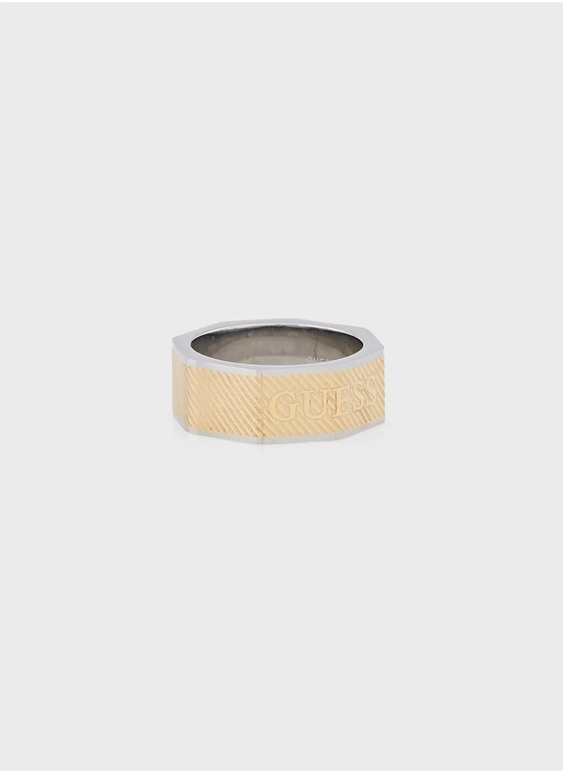 GUESS Rosegold Band Ring