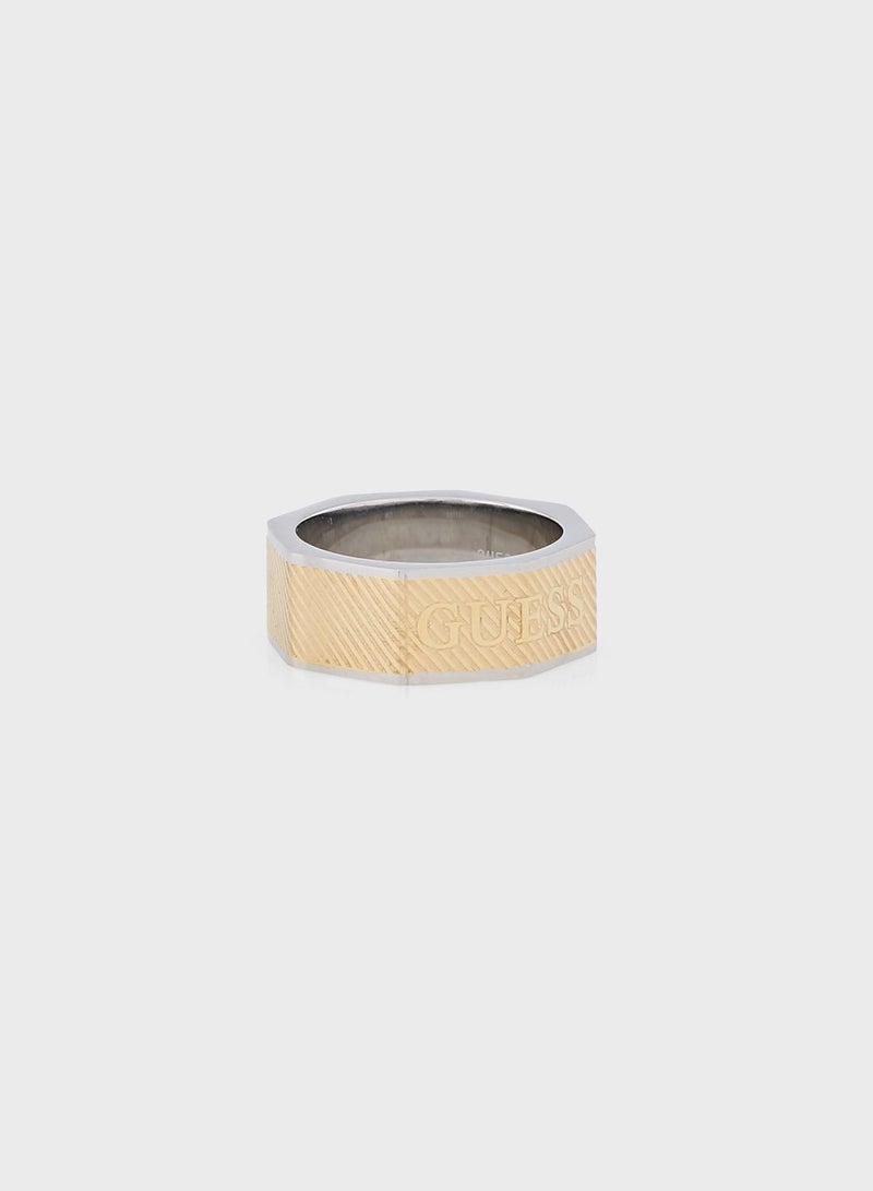 GUESS Rosegold Band Ring  - Image 1