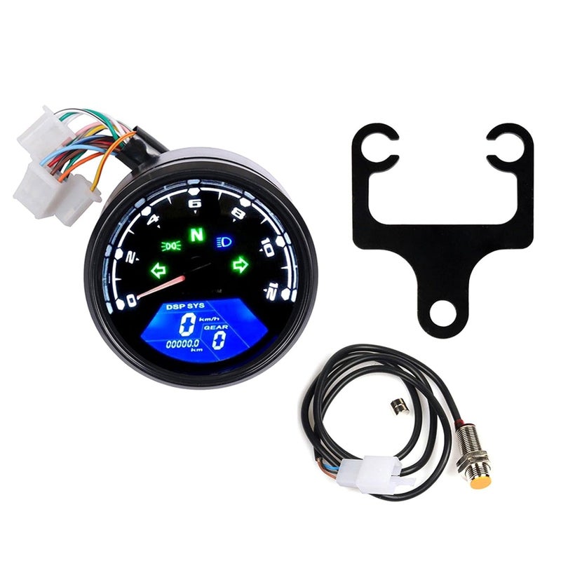 QASULER Motorcycle Speedometer with Night Vision - Image 1