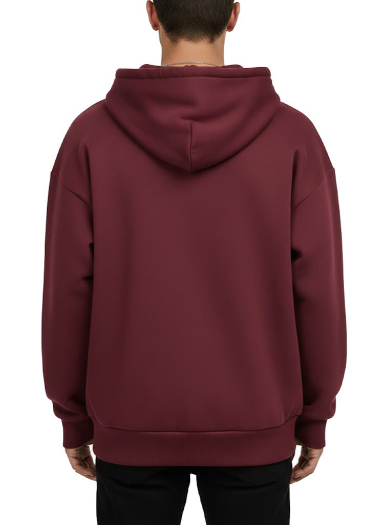 Zipper Hooded Sweatshirt Jacket - Image 2