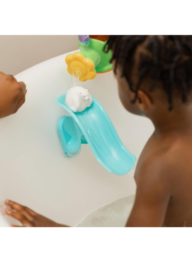 Nuby Penguin Slide Bath Toy, Interactive Baby Bath Water Play Toy with Sliding Penguin Feature for Bath Time Fun and Learning, Assorted - Image 5
