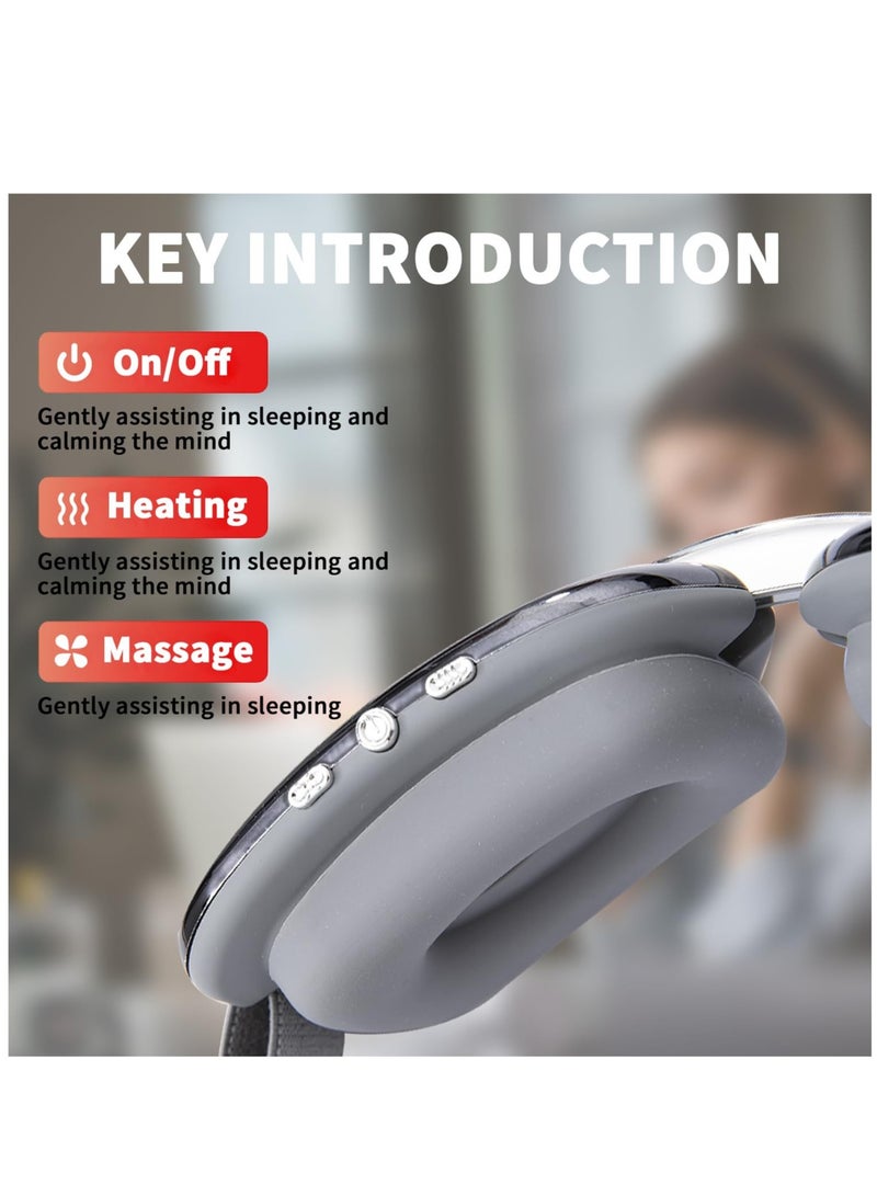 SOLARAE Eye Massager,Heated Eye Mask Massager with Vision Window and Vibrate , Relax and Reduce Eye Strain Dark Circles Eye Bags Dry Eyeï¼Œ Improve Sleep - Image 4