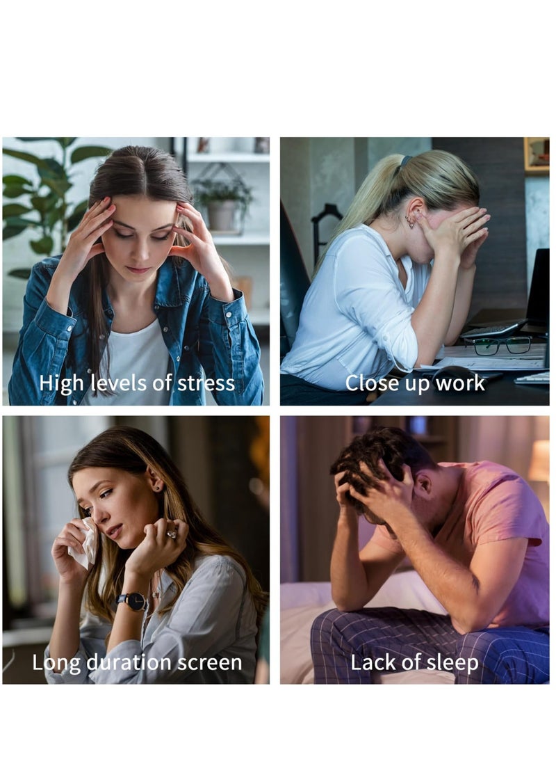 SOLARAE Eye Massager,Heated Eye Mask Massager with Vision Window and Vibrate , Relax and Reduce Eye Strain Dark Circles Eye Bags Dry Eyeï¼Œ Improve Sleep - Image 5