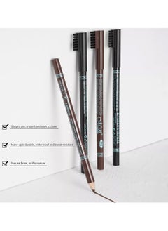 Menow Set Of 12 Eyebrow Pencil-Brown  - Image 2