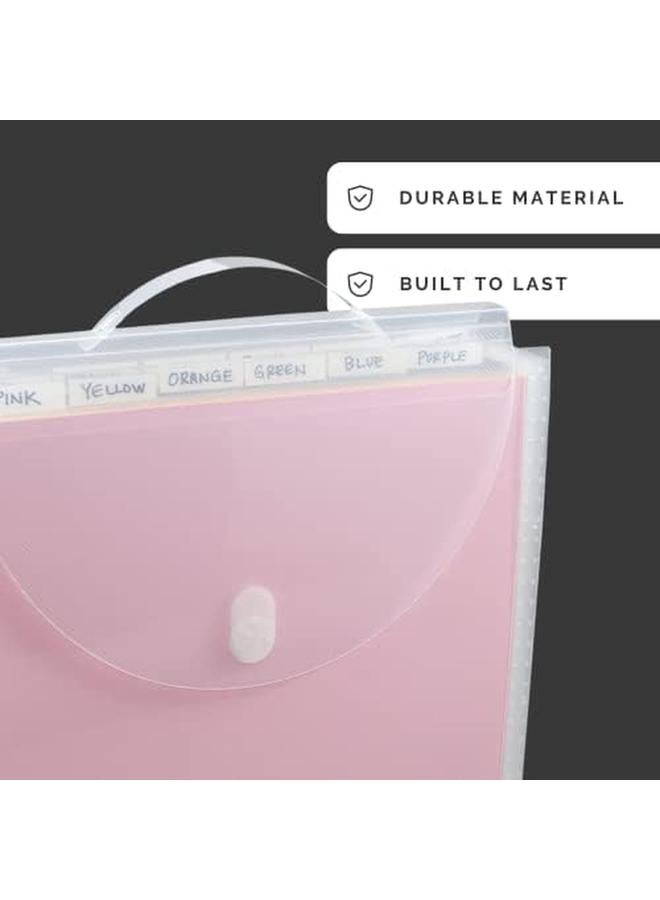 Advantus Storage Studios Expandable Paper Organizer 12 Pockets 1.375 X 13.125 X 13.25 Inches Clear Ch93389 - Image 2