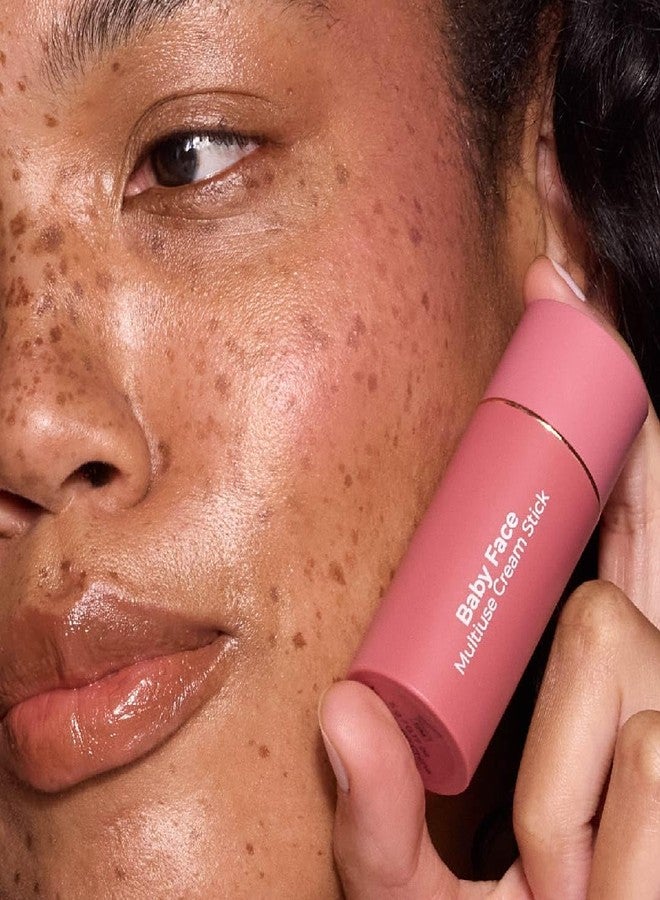 MCoBeauty كريم متعدد الاستخدامات للأطفال، لون لولو ديبر روز، ناعم كالحرير، بلش قابل للبناء للعيون، الشفاه والخدود، مستحضرات تجميل نباتية وخالية من التجارب على الحيوانات - Image 4