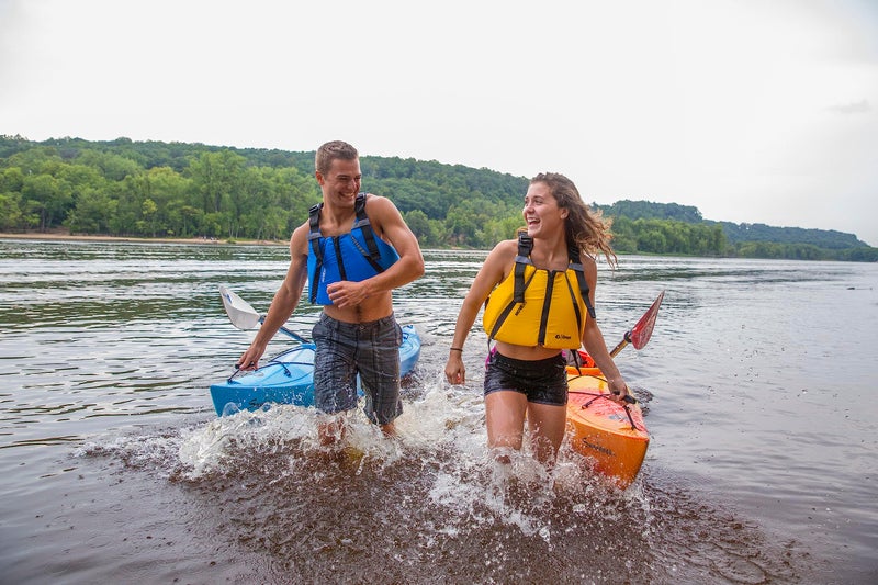 ONYX MoveVent Curve Paddle Sports Life Vest, X-Small/Small, Blue - Image 2
