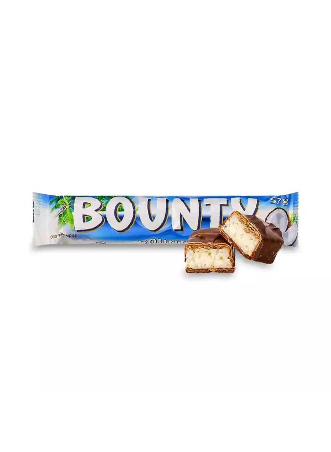 Bounty لوح شوكولاتة باونتي بجوز الهند بالحليب، 57 جرام - Image 1