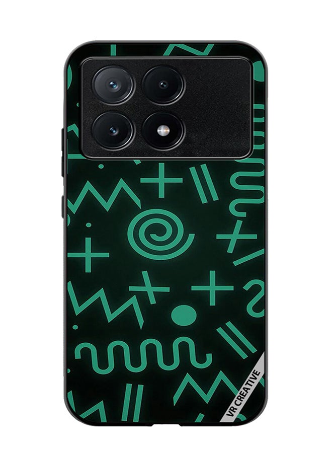 VR CREATIVE Protective Case Cover For Xiaomi Poco X6 Pro Geometry Shapes Abstract Design Multicolour - Image 1