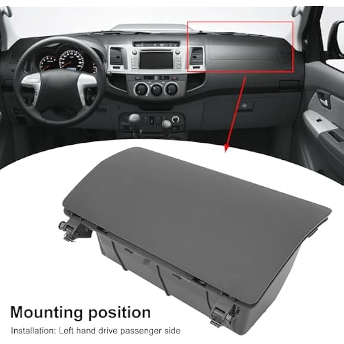 صندوق تخزين لوحة القيادة ، استبدال صندوق المنظم الداخلي للوحة القيادة LHD 55042 0K020 ل Vigo ، صندوق منظم لوحة القيادة لملحقات التخزين الداخلي التلقائي ، كبير ، JIAWUB8GPHZC4U1-13 - Image 3