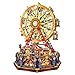 STRUCWOOD DIY 3D Wooden Puzzle Ferris WheelDIY Dollhouse Kit Circus Building ModelChristmas Decor Craft Sets with Lights and MusicGifts for Adults Teens Century Ferris WheelSQ69 - Image 2
