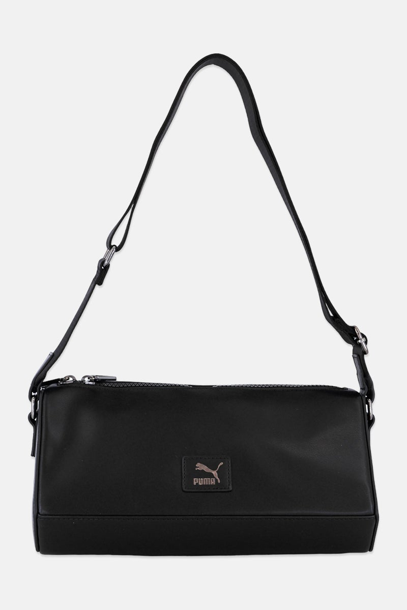 PUMA Women Brand Logo Cross Body Bag 28 x L 14 x H 17 x W cm, Black - Image 1