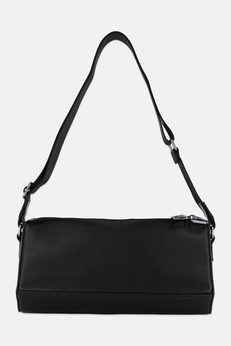 PUMA Women Brand Logo Cross Body Bag 28 x L 14 x H 17 x W cm, Black - Image 2