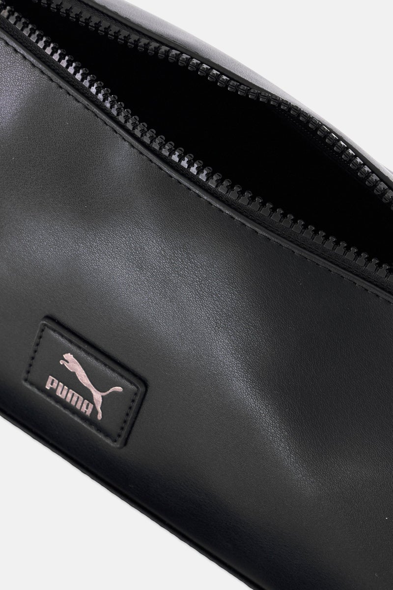 PUMA Women Brand Logo Cross Body Bag 28 x L 14 x H 17 x W cm, Black - Image 3